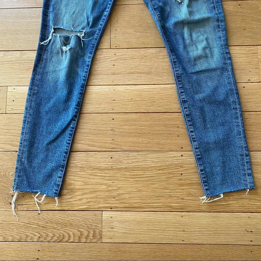 AGOLDE | Sophie Distressed High Waisted Skinny Jeans - Picture 3 of 12